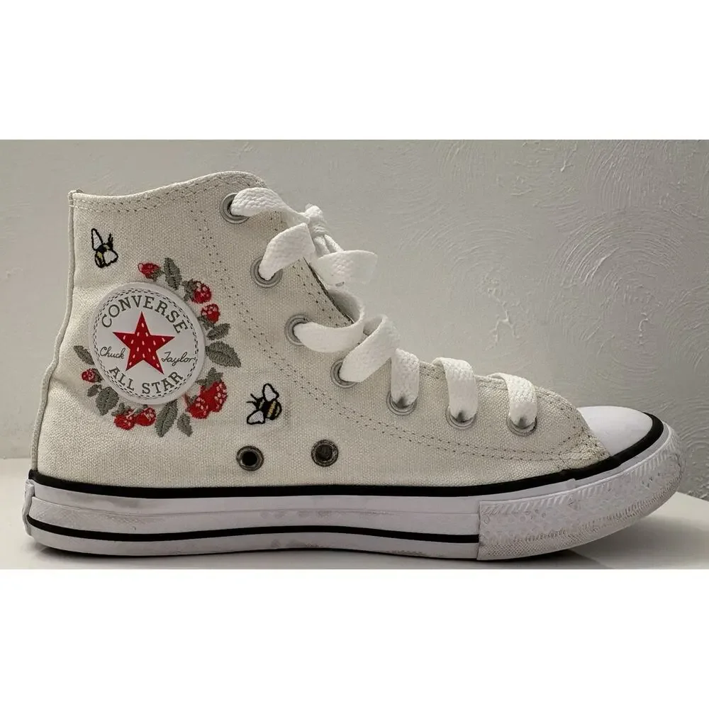 Converse Chuck Taylor All Star Berries And Bees High-Top Sneaker Size Youth 3